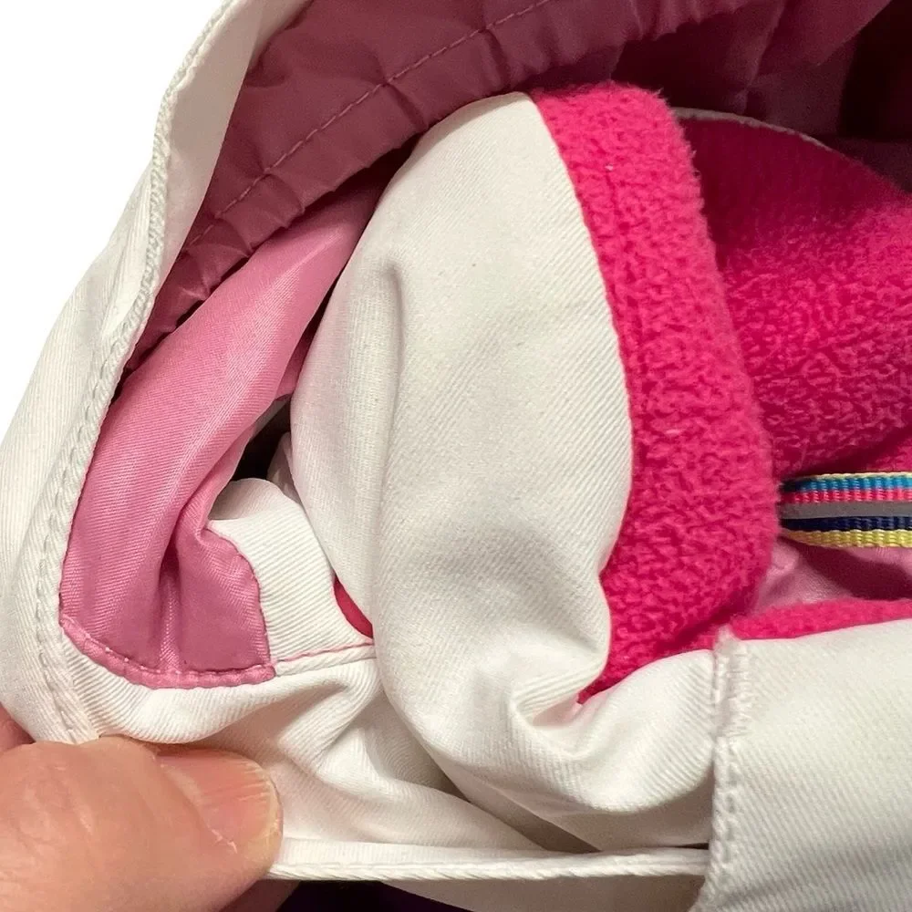 Obermeyer Kids Girls Ski Jacket Size 2 Rainbow I Grow System Detachable Hood